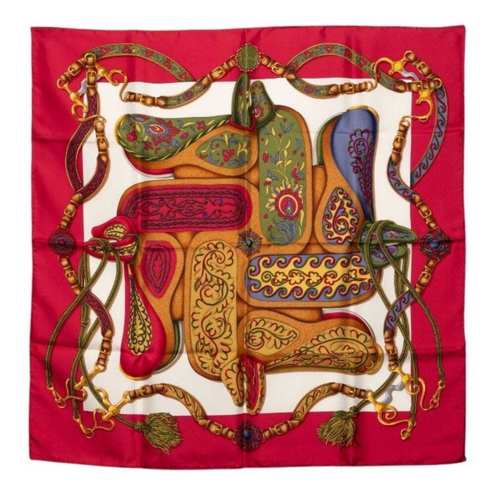 Hermes Silk Carre 90 Festival Scarf Multicolor